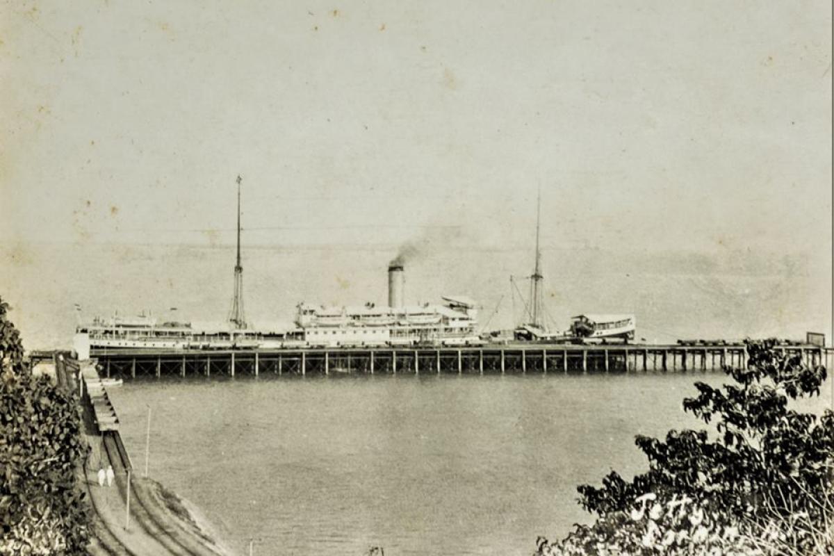 East Arm Wharf. 